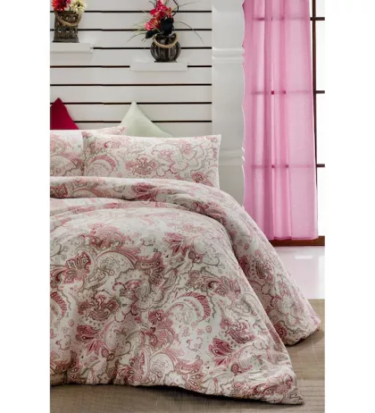 pink lotus duvet cover set