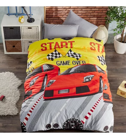 racing car duvet cover set